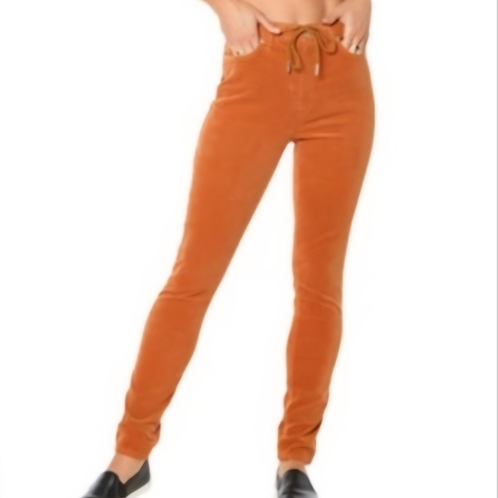 Waist- 25! Juicy Couture Ginger Corduroy Pants with Pink Accent